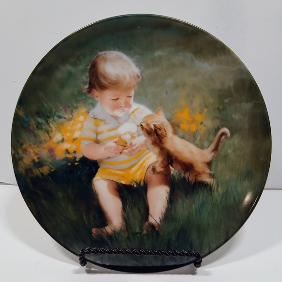 "Cone for Two" Vintage Plate #3938 D by Artist Donald Zolan - Picture 4 of 4